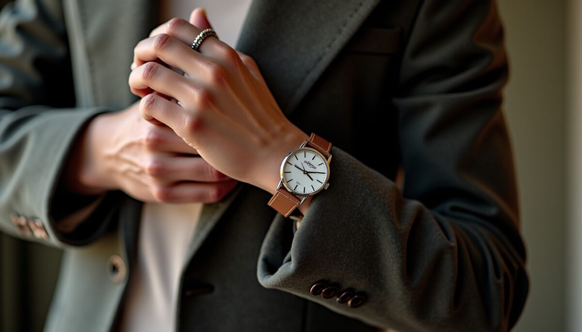 :10 – Quand le temps s'invite avec style : une connexion surprenante entre horloge et mode
